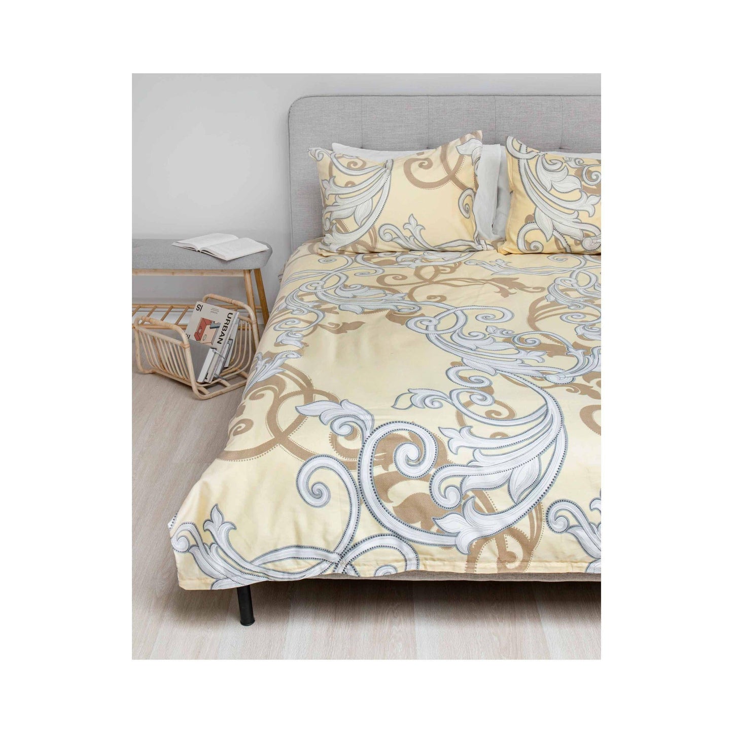 Sateen bedding set ALAYNA